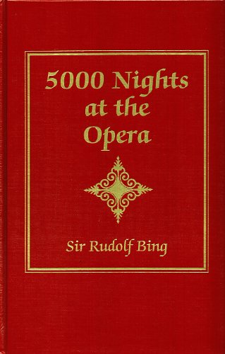Beispielbild fr 5000 Nights at the Opera zum Verkauf von GF Books, Inc.