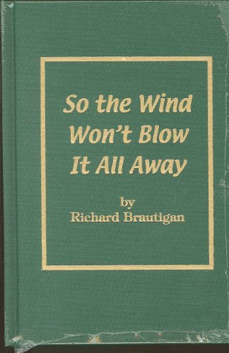 9780848832636: So the Wind Won't Blow It All Away