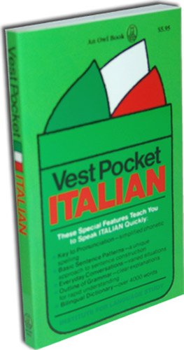 Imagen de archivo de Vest Pocket Italian a la venta por Jenson Books Inc