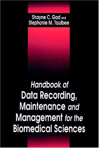 Stock image for Handbook of Data Recording Maintenance Management Biomedical for sale by Wonder Book