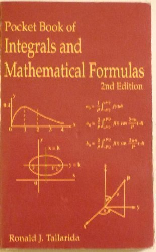 Imagen de archivo de Pocket Book of Integrals and Mathematical Formulas, Second Edition (Advances in Applied Mathematics) a la venta por Wonder Book