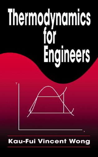 Stock image for Thermodynamics for Engineers (Mechanical and Aerospace Engineering Series) for sale by ThriftBooks-Dallas