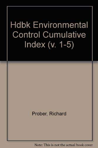 Stock image for CRC Handbook of Environmental Control - Cumulative Series Index for Volumes I-V for sale by Bibliohound