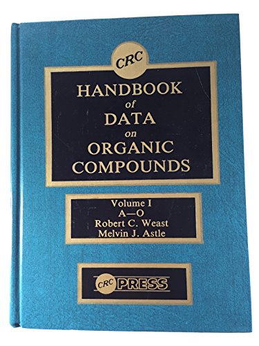 Hdbk of Data on Organic Compounds SET (9780849304002) by Weast, Robert C.