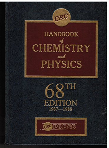 Stock image for Handbook of Chemistry and Physics, 68th Edition for sale by Gulf Coast Books
