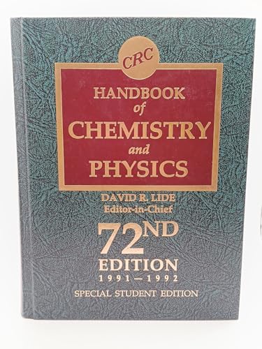Immagine dell'editore per Handbook of Chemistry and Physics venduto da Better World Books: West
