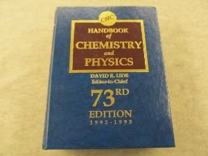 Stock image for Hdbk of Chemistry & Physics 73rd Edition for sale by HPB-Red