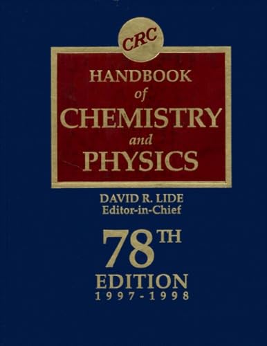 Stock image for CRC Handbook of Chemistry and Physics 78th Edition for sale by ThriftBooks-Dallas