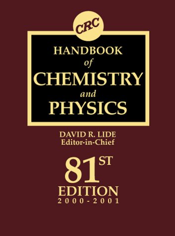 Beispielbild fr CRC Handbook of Chemistry and Physics zum Verkauf von Better World Books