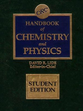 9780849305962: CRC Handbook of Chemistry and Physics: Special Student Edition, 77th Edition