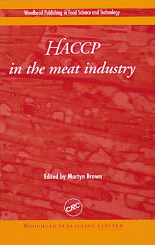 9780849308499: HACCP in the Meat Industry (Woodhead Publishing Series in Food Science and Technology.)