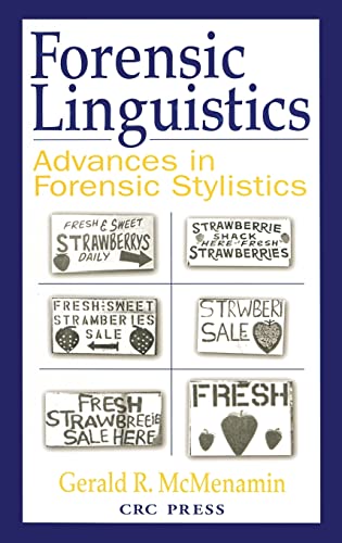 Beispielbild fr Forensic Linguistics: Advances in Forensic Stylistics zum Verkauf von Chiron Media