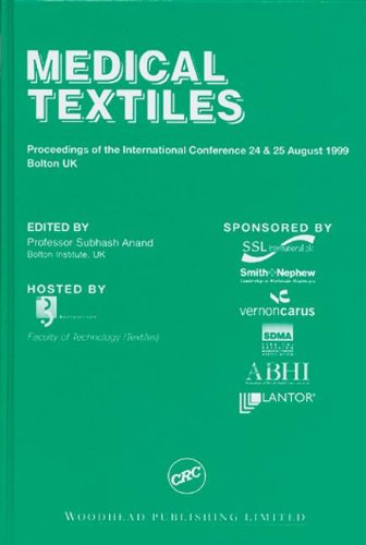 Beispielbild fr Medical Textiles: Proceedings of the Second International Conference and Exhibition zum Verkauf von Book Deals