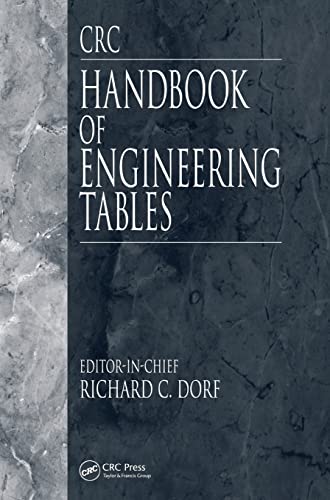 Stock image for CRC Handbook of Engineering Tables (Electrical Engineering Handbook) for sale by Chiron Media