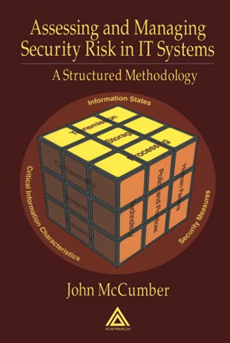 Beispielbild fr Assessing and Managing Security Risk in It Systems : A Structured Methodology zum Verkauf von Better World Books