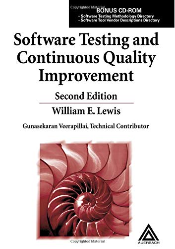 Imagen de archivo de Software Testing and Continuous Quality Improvement a la venta por Better World Books: West