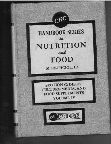 Imagen de archivo de Section G--Diets, culture media, and food supplements (CRC handbook series in nutrition and food) a la venta por The Book Bin