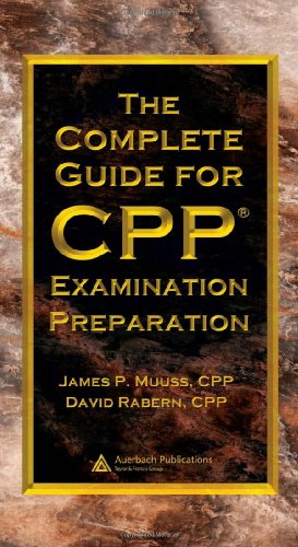Stock image for The Complete Guide for CPP Examination Preparation for sale by Front Cover Books