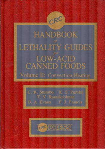Beispielbild fr Handbook Of Lethality Guides For Low-Acid Canned Foods Convection Heating zum Verkauf von Basi6 International
