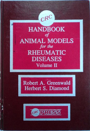 Stock image for CRC Handbook of Animal Models for the Rheumatic Diseases, Volume II for sale by Zubal-Books, Since 1961
