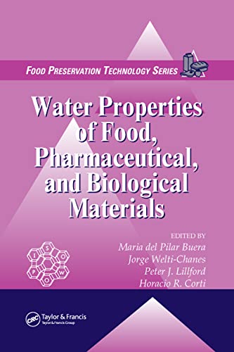 Stock image for WATER PROPERTIES OF FOOD, PHARMA for sale by BennettBooksLtd