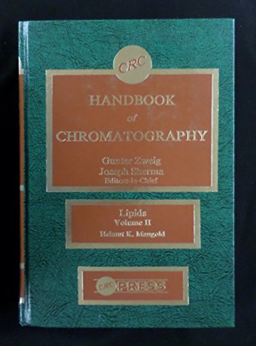 Imagen de archivo de Handbook of Chromatography Lipids (C R C HANDBOOK OF CHROMATOGRAPHY) (Volume 1) a la venta por HPB-Red