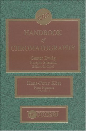 Stock image for Crc Handbook Of Chromatography - Plant Pigments for sale by Romtrade Corp.