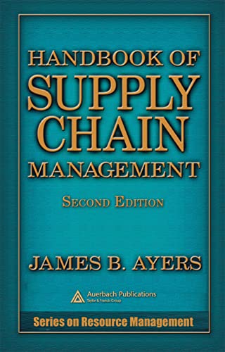 Stock image for Handbook of Supply Chain Management (Resource Management) for sale by Phatpocket Limited