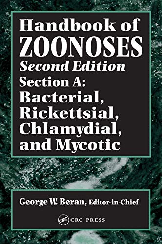 9780849332050: Handbook of Zoonoses, Second Edition, Section A: Bacterial, Rickettsial, Chlamydial, and Mycotic Zoonoses