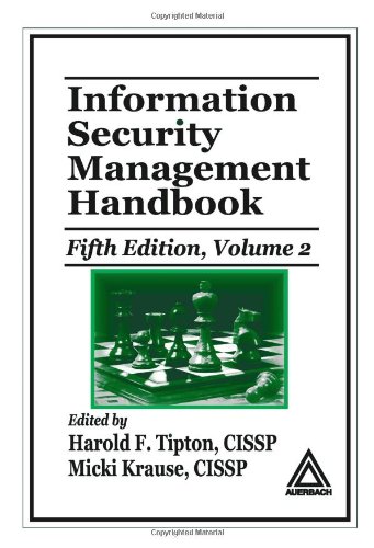 Beispielbild fr Information Security Management Handbook zum Verkauf von Better World Books