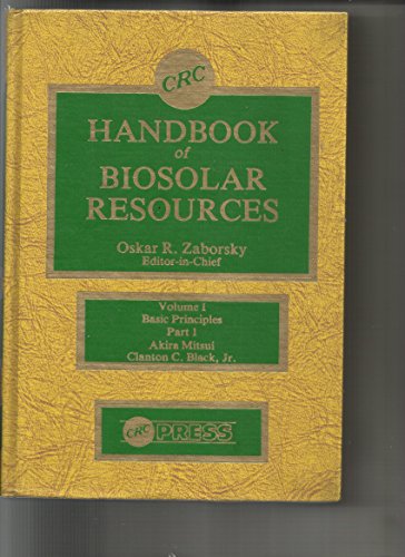 Beispielbild fr CRC Handbook of Biosolar Resources. 2 Vols. zum Verkauf von Alexander Books (ABAC/ILAB)