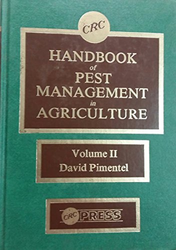 Beispielbild fr Hdbk of Pest Mgmt in Agriculture (Volume 1) zum Verkauf von Mispah books