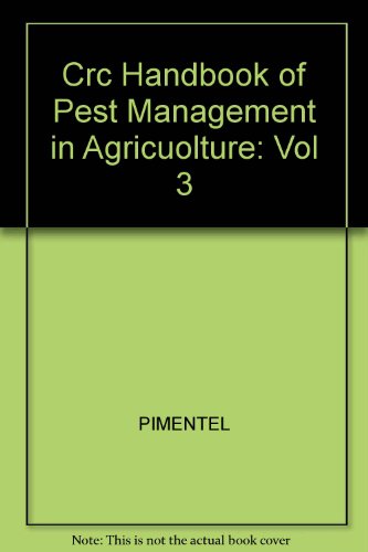 Beispielbild fr Hdbk of Pest Mgmt in Agriculture (Volume 3) zum Verkauf von PAPER CAVALIER US