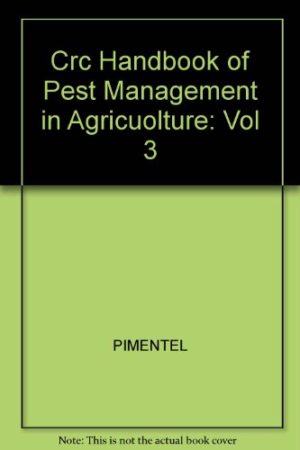 Stock image for Hdbk of Pest Mgmt in Agriculture (Volume 3) for sale by PAPER CAVALIER US