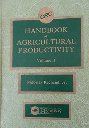 Imagen de archivo de Plant Productivity. CRC Handbook of Agricultural Productivity. Vol. I a la venta por Zubal-Books, Since 1961