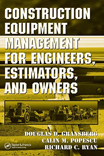 Beispielbild fr Construction Equipment Management for Engineers, Estimators, and Owners: 1 (Civil and Environmental Engineering) zum Verkauf von WorldofBooks
