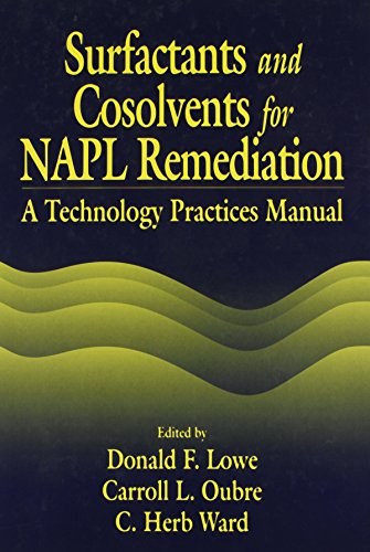 Imagen de archivo de Surfactants and Cosolvents for NAPL Remediation A Technology Practices Manual (AATDF Monograph Series) a la venta por The Book Bin