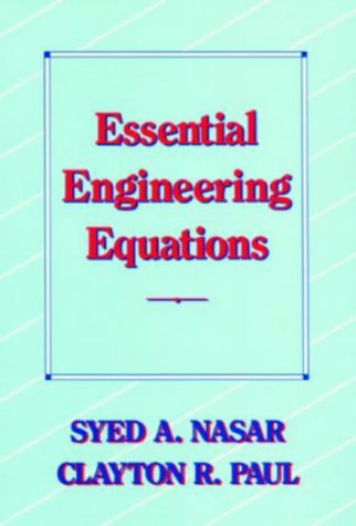 Stock image for Essential Engineering Equations for sale by Reader's Corner, Inc.