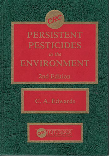 Beispielbild fr Persistent Pesticides in the Environment zum Verkauf von Ammareal
