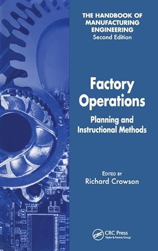 Immagine dell'editore per Factory Operations: Planning and Instructional Methods (Handbook of Manufacturing Engineering, Second Edition) (v. 2) venduto da dsmbooks