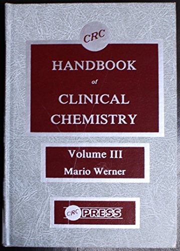 Stock image for Hdbk of Clinical Chemistry Vol III for sale by GuthrieBooks