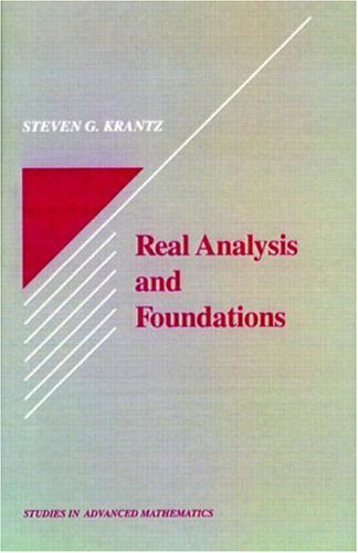 Beispielbild fr Real Analysis and Foundations zum Verkauf von Better World Books