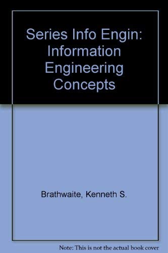 Imagen de archivo de Information Engineering: Concepts a la venta por Doss-Haus Books