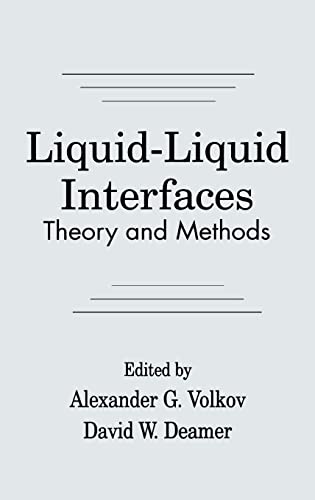 Imagen de archivo de Liquid Liquid Interfaces: Theory And Methods a la venta por Basi6 International