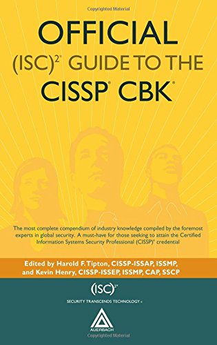 Imagen de archivo de Official (Isc)2 Guide to the CISSP CBK [With CDROM] a la venta por ThriftBooks-Dallas