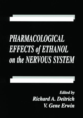 Beispielbild fr Pharmacological Effects of Ethanol on the Nervous System (Handbooks in Pharmacology and Toxicology) zum Verkauf von HPB-Red