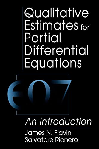 Stock image for Qualitative Estimates For Partial Differential Equations: An Introduction (Engineering Mathematics) for sale by HPB-Red