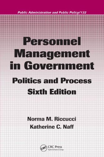 Beispielbild fr Personnel Management in Government : Politics and Process zum Verkauf von Better World Books