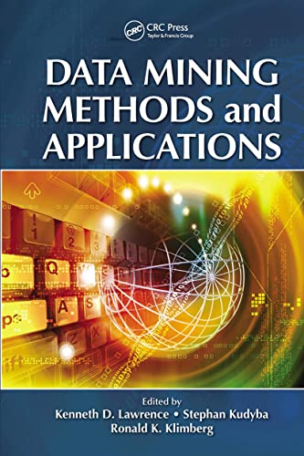 9780849385223: Data Mining Methods and Applications