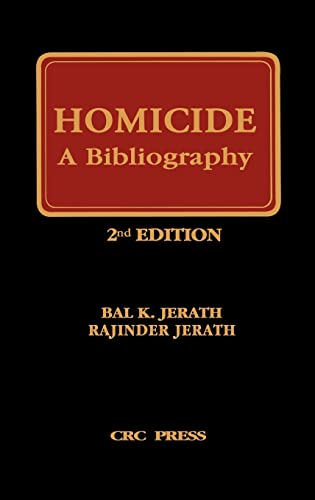 Homicide: A Bibliography